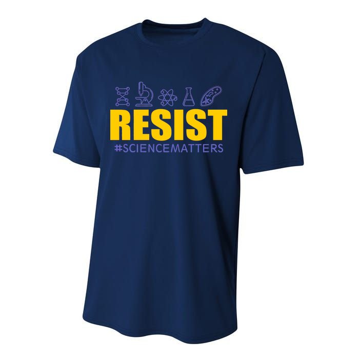 Resist March for Science #sciencematters Earth Scientists Performance Sprint T-Shirt