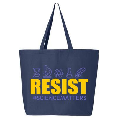 Resist March for Science #sciencematters Earth Scientists 25L Jumbo Tote