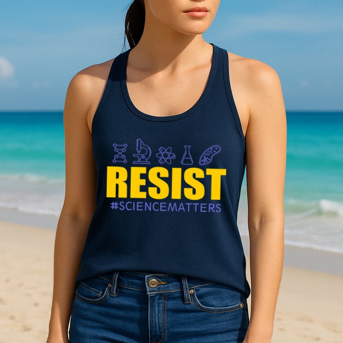 Resist March for Science #sciencematters Earth Scientists Womens Tank Top