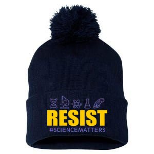 Resist March for Science #sciencematters Earth Scientists Pom Pom 12in Knit Beanie