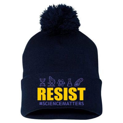 Resist March for Science #sciencematters Earth Scientists Pom Pom 12in Knit Beanie