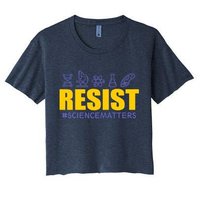 Resist March for Science #sciencematters Earth Scientists Crop Top