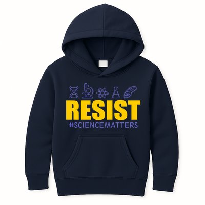 Resist March for Science #sciencematters Earth Scientists Kids Hoodie