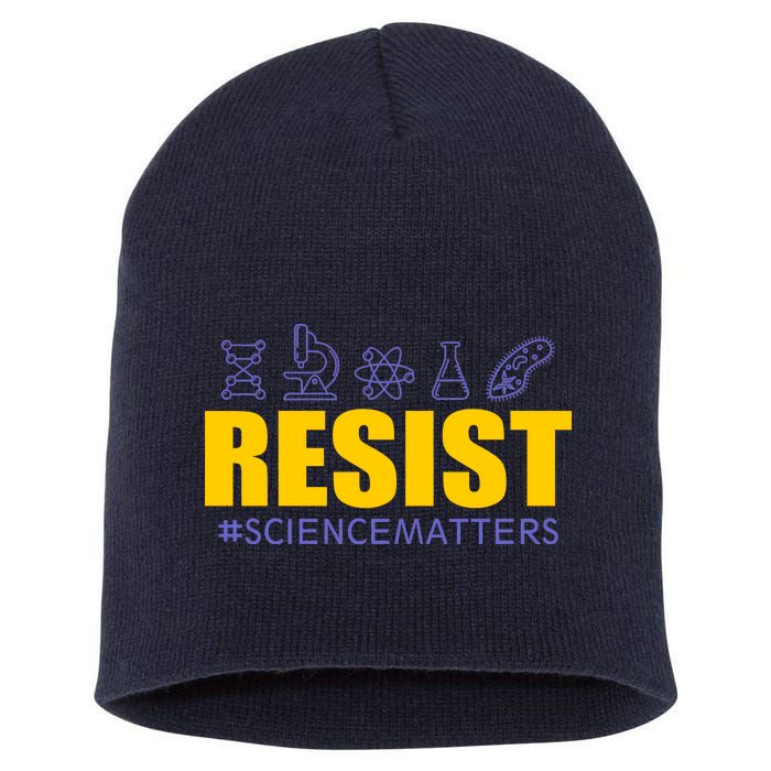 Resist March for Science #sciencematters Earth Scientists Short Acrylic Beanie