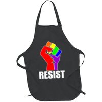 Resist Rainbow Fist National Pride Equality March Apron