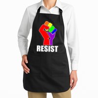 Resist Rainbow Fist National Pride Equality March Apron