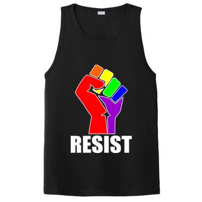 Resist Rainbow Fist National Pride Equality March PosiCharge Competitor Tank