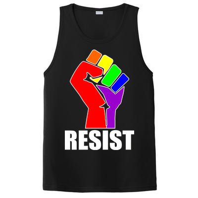 Resist Rainbow Fist National Pride Equality March PosiCharge Competitor Tank