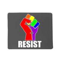 Resist Rainbow Fist National Pride Equality March Mousepad