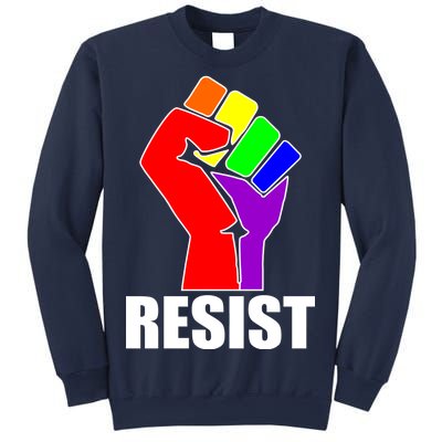 Resist Rainbow Fist National Pride Equality March Sweatshirt