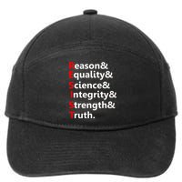 Resist Reason, Equality, Science, Integrity, Strength & Truth. Resistance 7-Panel Snapback Hat