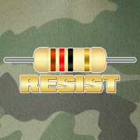 Resist Resistor Legacy Tie Dye Trucker Hat