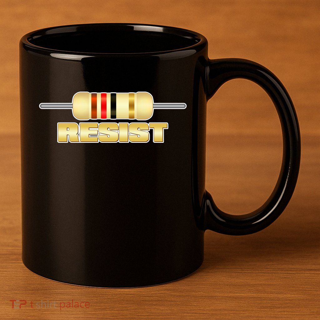 Resist Resistor 11oz C Handle Ceramic Mug