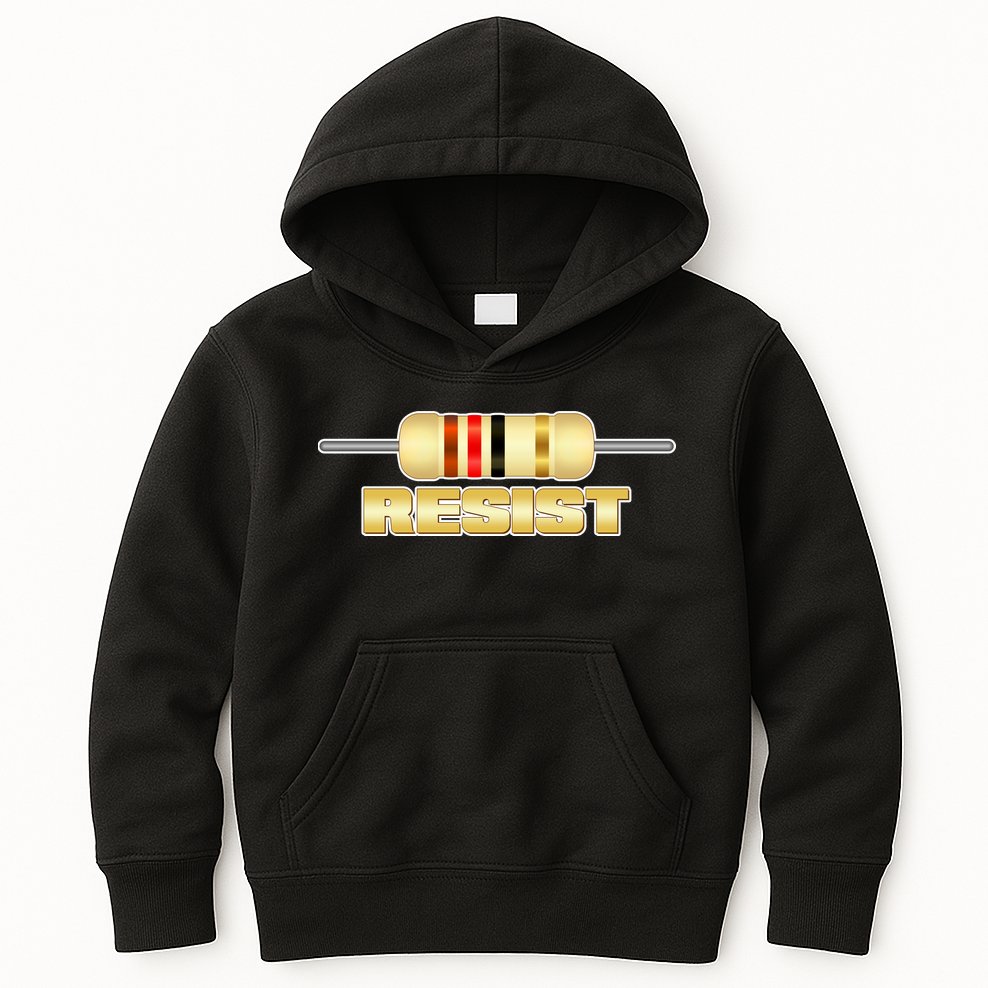 Resist Resistor Kids Hoodie