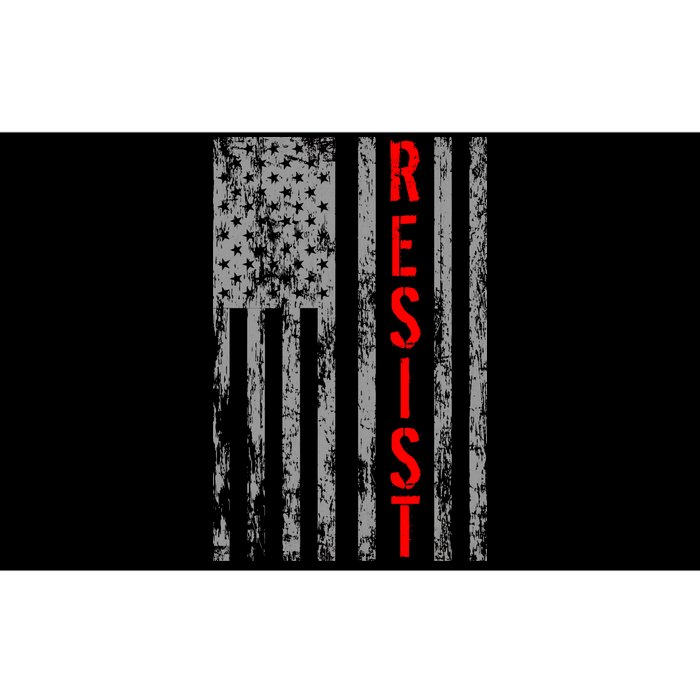 Resist Retro USA Flag The Resistance Anti Trump Bumper Sticker