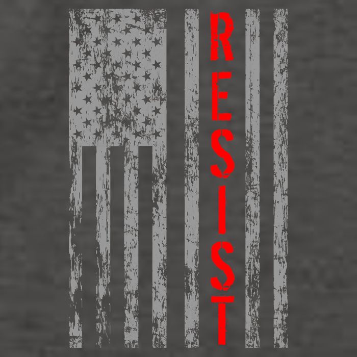 Resist Retro USA Flag The Resistance Anti Trump Vector Backpack