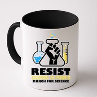 Resist Science is Power March for Science Fist Logo Mug