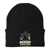 Resist Science is Power March for Science Fist Logo Beanie
