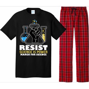 Resist Science is Power March for Science Fist Logo Pajama Set