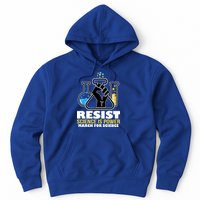 Resist Science is Power March for Science Fist Logo Hoodie
