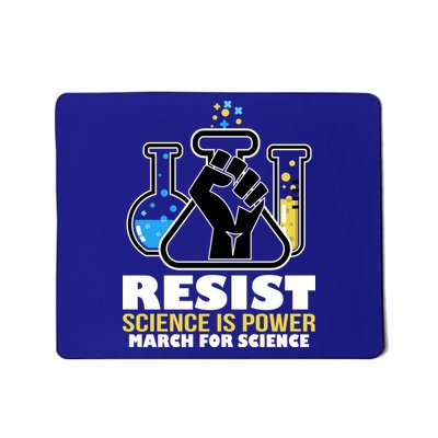 Resist Science is Power March for Science Fist Logo Mousepad