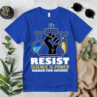 Resist Science is Power March for Science Fist Logo Premium T-Shirt