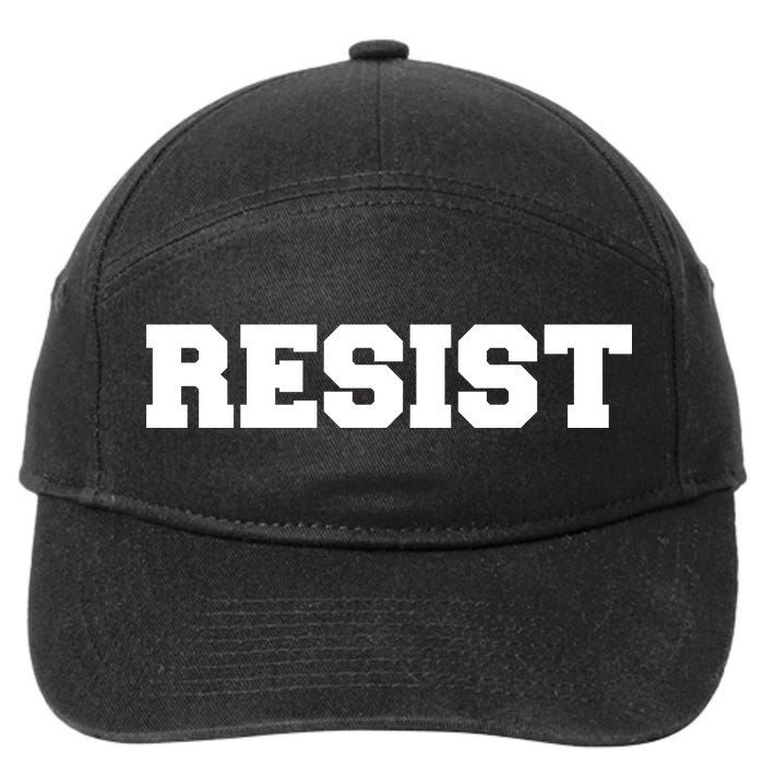 RESIST The Resistance Anti Donald Trump Love Trumps Hate 7-Panel Snapback Hat