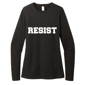 RESIST The Resistance Anti Donald Trump Love Trumps Hate Womens CVC Long Sleeve Shirt