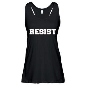 RESIST The Resistance Anti Donald Trump Love Trumps Hate Ladies Essential Flowy Tank