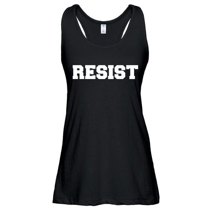 RESIST The Resistance Anti Donald Trump Love Trumps Hate Ladies Essential Flowy Tank