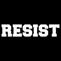 RESIST The Resistance Anti Donald Trump Love Trumps Hate Flatbill Hat