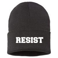 RESIST The Resistance Anti Donald Trump Love Trumps Hate Sustainable Knit Beanie