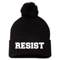 RESIST The Resistance Anti Donald Trump Love Trumps Hate Pom Pom 12in Knit Beanie