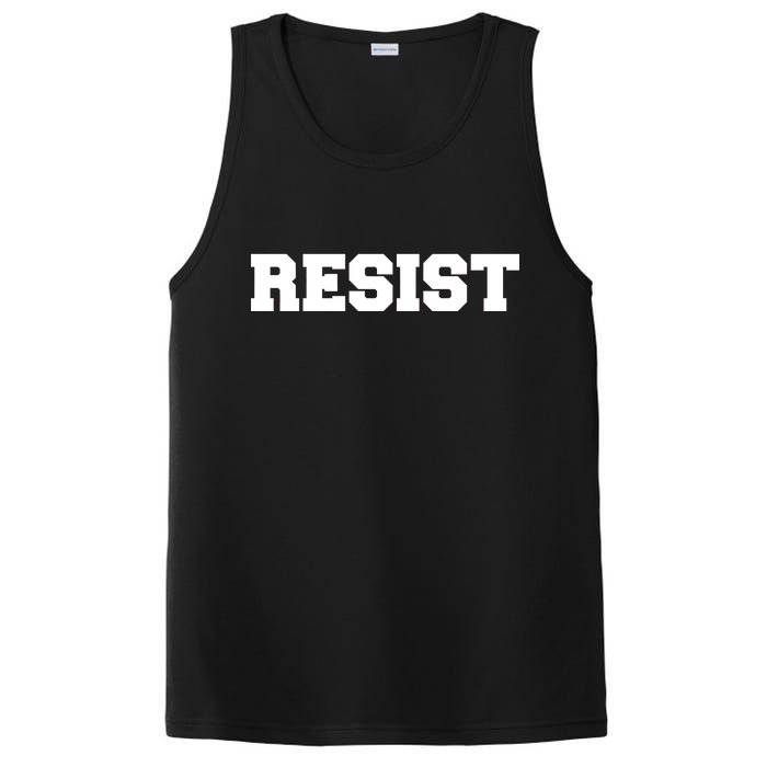 RESIST The Resistance Anti Donald Trump Love Trumps Hate PosiCharge Competitor Tank