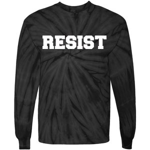 RESIST The Resistance Anti Donald Trump Love Trumps Hate Tie-Dye Long Sleeve Shirt