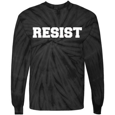 RESIST The Resistance Anti Donald Trump Love Trumps Hate Tie-Dye Long Sleeve Shirt