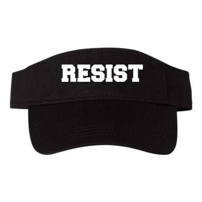 RESIST The Resistance Anti Donald Trump Love Trumps Hate Valucap Bio-Washed Visor