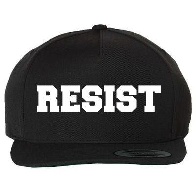 RESIST The Resistance Anti Donald Trump Love Trumps Hate Wool Snapback Cap