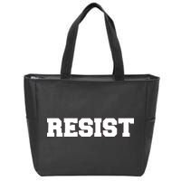 RESIST The Resistance Anti Donald Trump Love Trumps Hate Zip Tote Bag