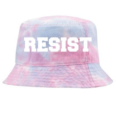 RESIST The Resistance Anti Donald Trump Love Trumps Hate Tie-Dyed Bucket Hat