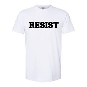 RESIST The Resistance Anti Donald Trump Love Trumps Hate Softstyle® CVC T-Shirt