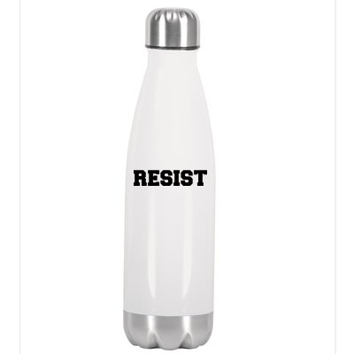 RESIST The Resistance Anti Donald Trump Love Trumps Hate Stainless Steel Insulated Water Bottle