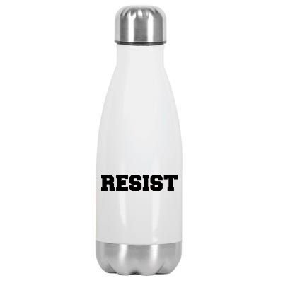 RESIST The Resistance Anti Donald Trump Love Trumps Hate Stainless Steel Insulated Water Bottle