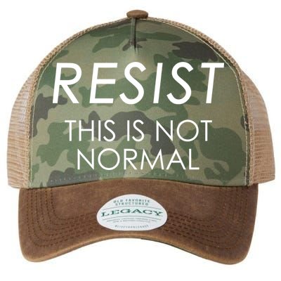 Resist This is Not Normal Anti Trump Legacy Tie Dye Trucker Hat
