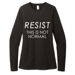 Resist This is Not Normal Anti Trump Womens CVC Long Sleeve Shirt