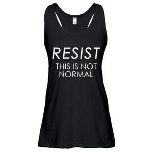 Resist This is Not Normal Anti Trump Ladies Essential Flowy Tank