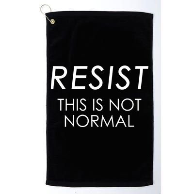 Resist This is Not Normal Anti Trump Golf Towel