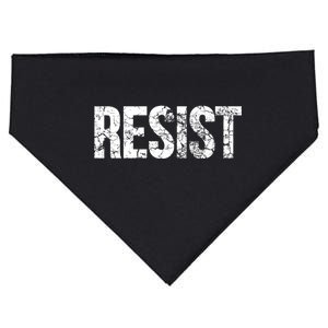 Resist United States of America Rebel Political Resistance USA-Made Doggie Bandana