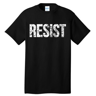 Resist United States of America Rebel Political Resistance Tall T-Shirt