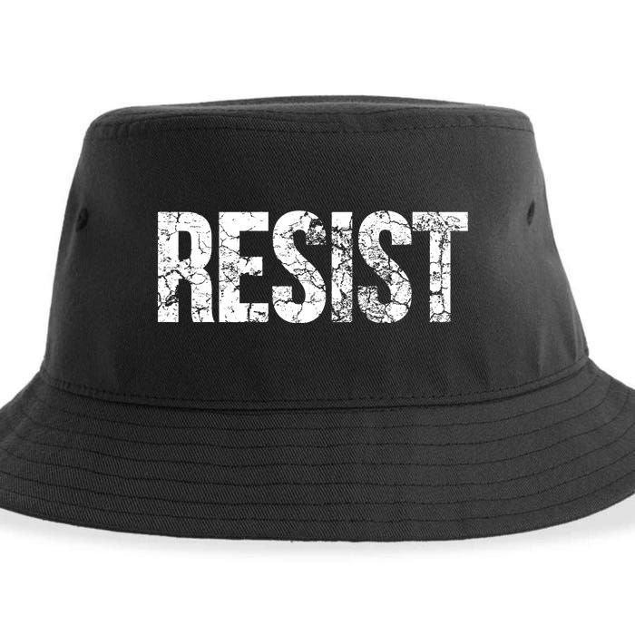 Resist United States of America Rebel Political Resistance Sustainable Bucket Hat